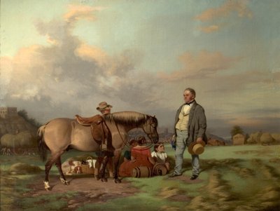 Joseph Fenton with His Family on the Meadows, Nottingham by William Malbon
